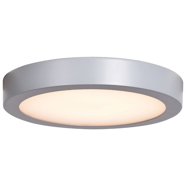 Access Lighting Ulko, Outdoor LED Flush Mount, Silver Finish, Acrylic Lens Acrylic 20071LEDD-SILV/ACR - main